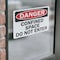 Signmission 7 in H x 10 in W, Vinyl Decal, Rectangle, Confined Space Do Not Enter OS-2PACK-DS-D-710-L-19286 - alternate 3